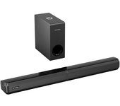 Ultimea Apollo S50 Barra de sonido desmontable de 4.1 canales con subwoofer, Bluetooth 5.3, nivel de graves ajustable, 3 modos de ecualización Apollo S50 negro