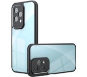 Funda para Honor 200 Lite con marco de TPU y PC transparente