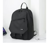 Mochila Oxford Mochila de gran capacidad para hombres Mochila para estudiantes de secundaria superior negro