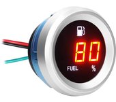 Medidor de nivel de combustible digital con alarma intermitente Medidor de nivel de combustible para automóvil Probador de nivel de combustible de 9-35 V para automóvil varios colores
