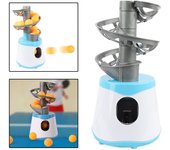 Mini robot de tenis de mesa que entrena la máquina automática de pelota de ping pong azul verde