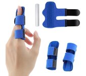 Férula para dedo en gatillo, fijación para enderezar, Corrector de postura ajustable para esguince, dislocación, fractura one size