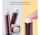 Pincel redondo para difuminar labios Pincel para lápiz labial Pincel para labios Corrector de ojiva facial en aerosol Pincel BB para base Herramienta de maquillaje multifuncional portátil