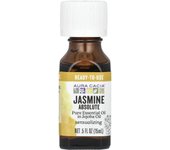 Aura Cacia, Pure Essential Oils Jojoba Oil, Jasmine Absolute, 0.5 fl oz (15 ml)