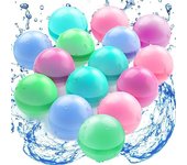 Globos de agua reutilizables, recargables rápidamente para niños, actividades al aire libre, sin látex, piscina para niños, juguetes de baño para playa, bomba de agua autosellante para juegos de verano 1pc varios colores