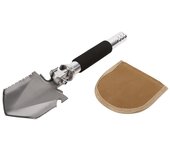 Pala plegable militar multifuncional, herramienta de supervivencia para jardín, camping, senderismo y exteriores, 1 unidad