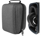 Estuche Geekria Case Sheild Estuche para auriculares Estuche rígido de viaje Estuche rígido compatible con bolsa de almacenamiento incluida Audio-Technic ATH-M50X,