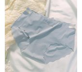 Mujer Transpirable Mediados De Cintura Ropa Interior Hilo Algodón Cómodo Chica Moda Sexy Transpirable Color Sólido Cadera Levantamiento Triángulo Pantalones L blanco