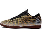 Botas de fútbol para hombres, zapatos de fútbol para niños, tacos de césped para exteriores, botas de fútbol, ​​zapatos de fútbol deportivos de entrenamiento 35 plata