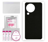 apgo Protective Skin Sticker for the back compatible with Xiaomi Civi 3, Wrap Film, Foil, Vinyl - Pattern Matrix