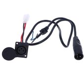 Batería de iones de litio para bicicleta eléctrica, cargador de equilibrio para automóvil, enchufe de carga, cable de interfaz, conector de cable, piezas de servicio universales