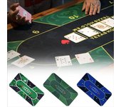 Jugadores de póquer impermeables del paño del casino de la ruleta de Texas Hold'em de la mesa del póker A