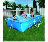 Piscina tubular Bestway - Rectangulaire - 400x211x81cm - Filtro de cartucho - 5 700L