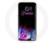 Coque pour Samsung Galaxy S6 Exo Groupe K-pop Logo Chanson Promise