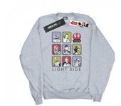 Star Wars Mens The Last Jedi Multi Character Sweatshirt L gris