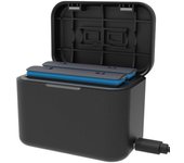 Estuche de almacenamiento de batería práctico Cargador de batería para cámara X4 Caja de almacenamiento de baterías Mantenga las baterías seguras y listas