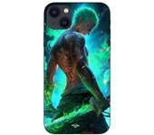 Funda Maniacase para Iphone 14 One piece Zoro 3D Manga anime Fanart