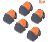 Cortadora de papel JIELISI A4, cuchilla de repuesto, cortador de papel de escritorio, longitud de corte oculta de 12,2 pulgadas 5pcs gris