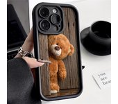 Funda de teléfono para iPhone 11 13 12 14 15 16 Pro Max 7 8 Plus XR XS Max Samsung A55 S24 S23 A02S Redmi 9 13C 9A 10 A3 OPPO A15S A16 A17 A18 A38 A53 A54 A31 SamSung M40S negro