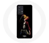 Coque Maniacase pour Samsung A32 5g one piece manga anime luffy fond noir