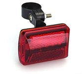 Dos modos de iluminación Descripción Luz trasera de bicicleta de plástico Luz trasera LED