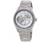 Orient Reloj automático Star Contemporary de acero inoxidable con esqueleto y esfera plateada RE-AV0125S00B 100M para hombre