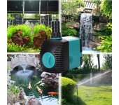 Pequeña bomba de agua, bajo ruido, bajo consumo de energía, Motor de buceo, pecera, bombas sumergibles, succión EB-301 3w,EU Plug