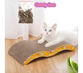 Rascador de papel corrugado de calidad en forma de M para gatos, rascador de garras para mascotas, productos para gatos, muebles para mascotas