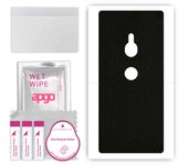 apgo Protective Skin Sticker for the back compatible with Sony Xperia XZ2, Wrap Film, Foil, Vinyl - Pattern Matrix