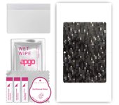 apgo Protective Skin Sticker for the back compatible with Huawei MediaPad M2 10.0, Wrap Film, Foil, Vinyl - Pattern Carbon Black Pixel