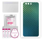 apgo Protective Skin Sticker for the back compatible with Huawei P10 Plus, Wrap Film, Foil, Vinyl - Pattern Carbon Chameleon CAKA1