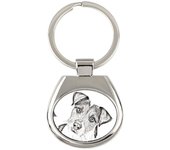Parson Russell Terrier - keychain with a dog, keychain with a print, personalized pendant from the Art-Dog brand plata