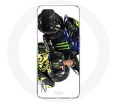 Coque pour Oppo A74 5G Valentino Rossi Pilote de vitesse fond blanc - Maniacase