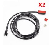 Sensor de freno para bicicleta eléctrica, conector macho SM de 2 pines para corte de energía, 2 uds.