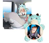 Espejo retrovisor para asiento de coche de bebé: juguete de observación para niños