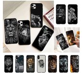 Funda de teléfono con diseño de animales y león para iPhone 11, 12, 13, mini pro, XS MAX, 8, 7, 6, 6S Plus, X, 5S, SE 2020, XR iphone 5 5s SE