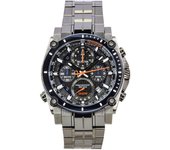 Bulova Icon Precisionist Cronógrafo Acero Inoxidable Esfera Gris Cuarzo Diver's 98B343 300M Reloj para Hombre gris