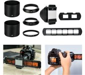 Adaptador de digitalización de película JJC de 35 mm, escáner de película, escáner de película negativa con soporte, compatible con digitalización de película, digitalización de negativos ABS