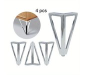 4 piezas de patas de muebles de metal resistentes, patas de muebles para sofá, gabinete, mesa, patas de gabinete, patas de sofá, reemplazo para tocador de gabinete