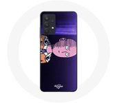 Coque pour Samsung Galaxy A32 5G Saitama One Punch Man Anime Affiche Violet
