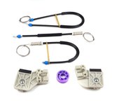 BWR425 Kit de reparación de elevalunas eléctrico delantero izquierdo para VW Polo MK4 6Q 9A 9N 9N3 HB 5 puertas 9A4 Sedán de 4 puertas 6Q4837461