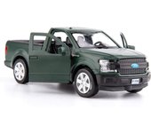 Modelo de coche de fundición de camioneta Ford F150 a escala 1/36, coche de juguete de aleación de zinc para niños, vehículos de tracción trasera, coche de juguete para niños pequeños, niños y niñas 1/36-Size:12.5*5*4cm verde oscuro