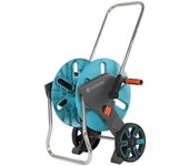Enrollador de manguera GARDENA CleverRoll tamaño M - Longitud máxima 60 m - Para jardín mediano - Garantía de 5 años