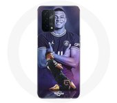Coque pour Oppo A74 5G Kylian Mbappé Paris Saint Germain PSG