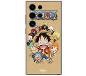 Coque - Samsung - Galaxy S24 Ultra - Manga animé One Piece - Souple - Beige