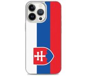 Funda iPhone - Eslovaquia - Drapeau - Souple - Multicolore - Compatible iPhone 13 Pro