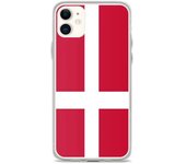 Coque pour iPhone - PIXELFORMA - iPhone 11 - Drapeau du Danemark - Sopa de silicona - Diseño léger