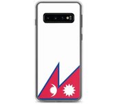 Coque Téléphone Drapeau du Nepal Samsung Galaxy S10