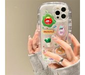 Funda protectora trasera para iPhone 14, 12, 11, 13 Pro Max, Xr, X, Xs Max, bonita, 3d, verduras, berenjena, tomate for iphone 12pro max