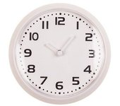 Un imán de reloj analógico redondo magnético para la nevera.